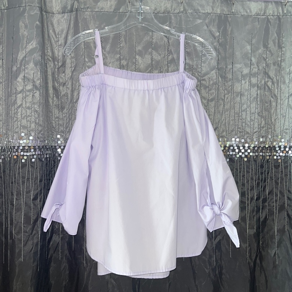 Seven Sisters Purple Off the Shoulder Top